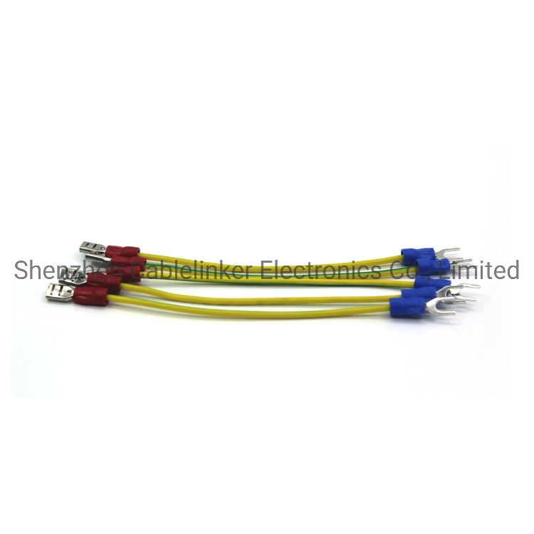 U-Shaped Crimping Foot Ring Quick Connect Terminal Cable