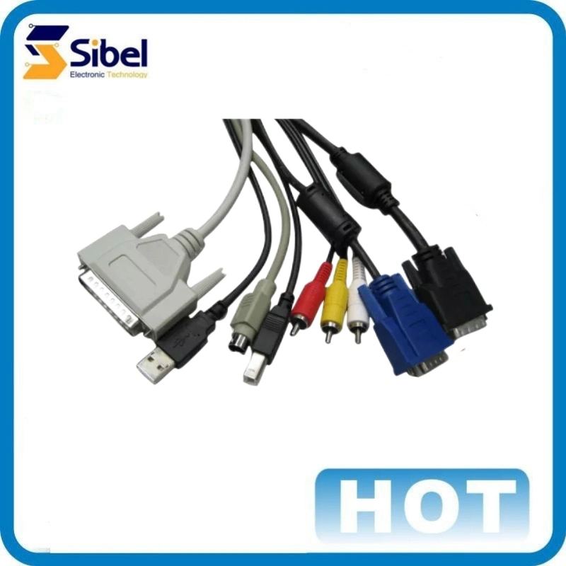 Factory Manufacturing Custom Electrical Cable Assembly Terminal Ground Ring Industrial Wire Harness