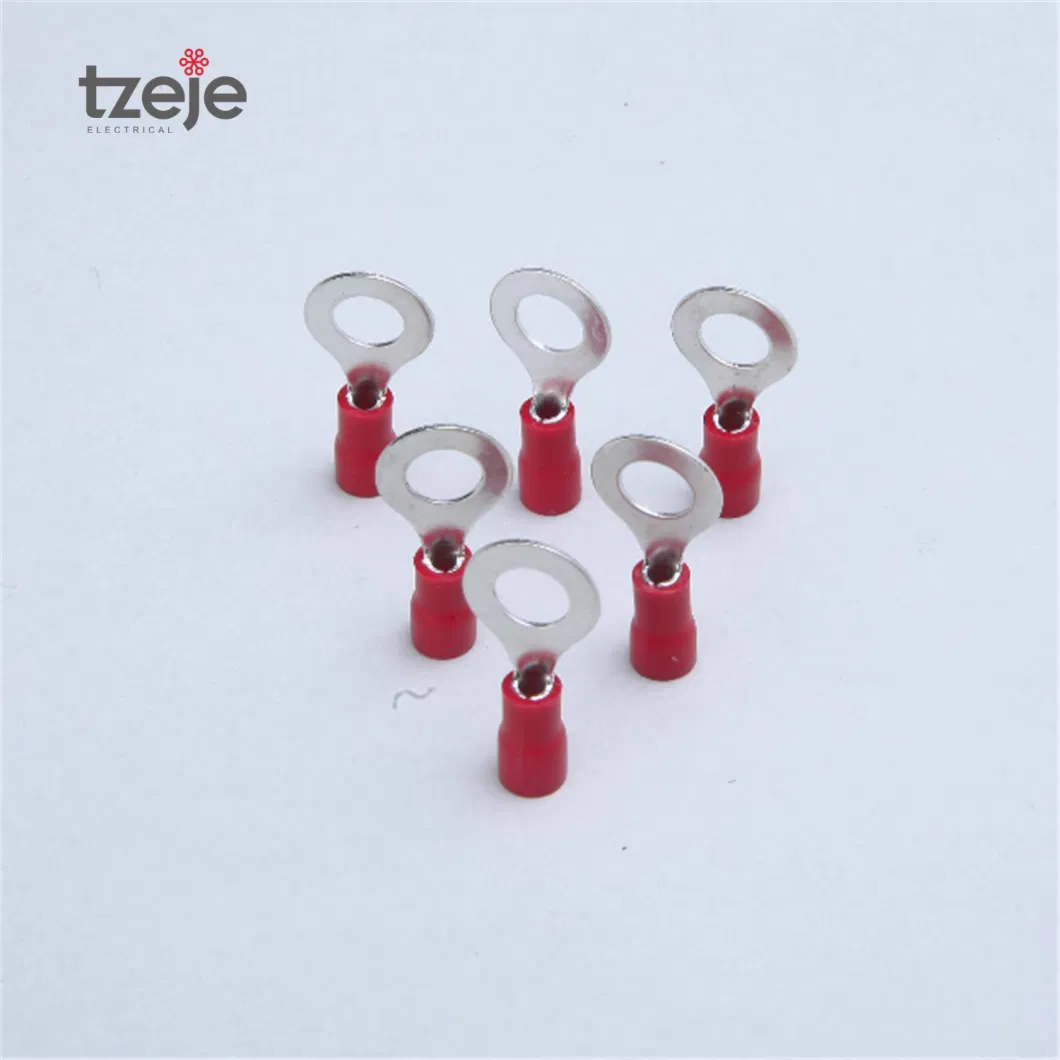 Red Color Ring Terminals for Wire 0.5-1.5mm Copper Tube