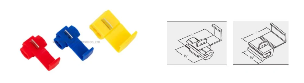 Red PVC Flag Quick Connector Fg1.25-N3 Brass Insulated Terminals