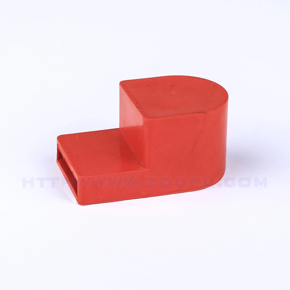 Boot Shaped Protective Sleeve, Motorcycle / Car Rubber Plastic PVC Insulation Battery Terminal Cover