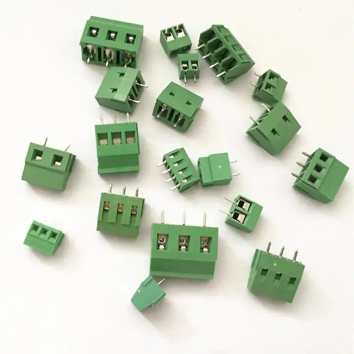 in-Line 150V 6A 2.54mm Pitch Screw Type PCB Terminal Block