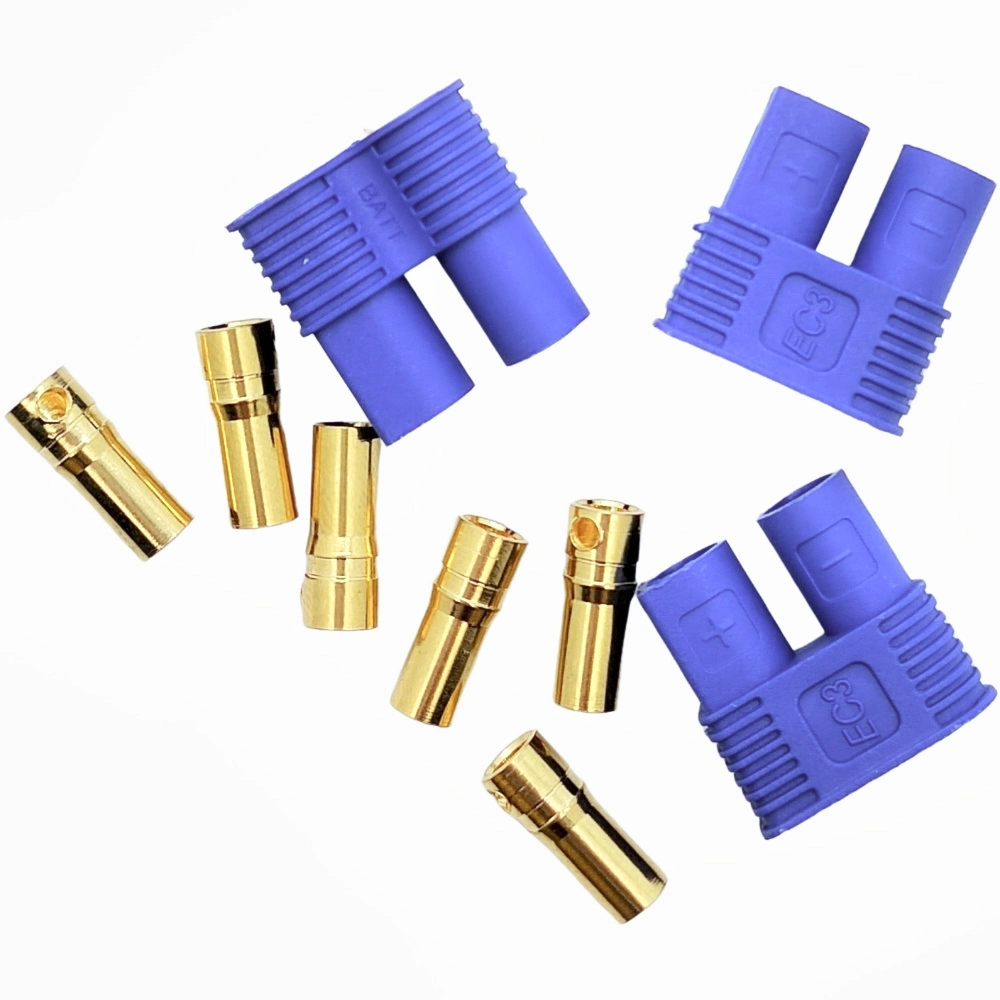 Gold-Plated Plug Ec8 Ec5 Ec3 Connector for PCB Battery Connector