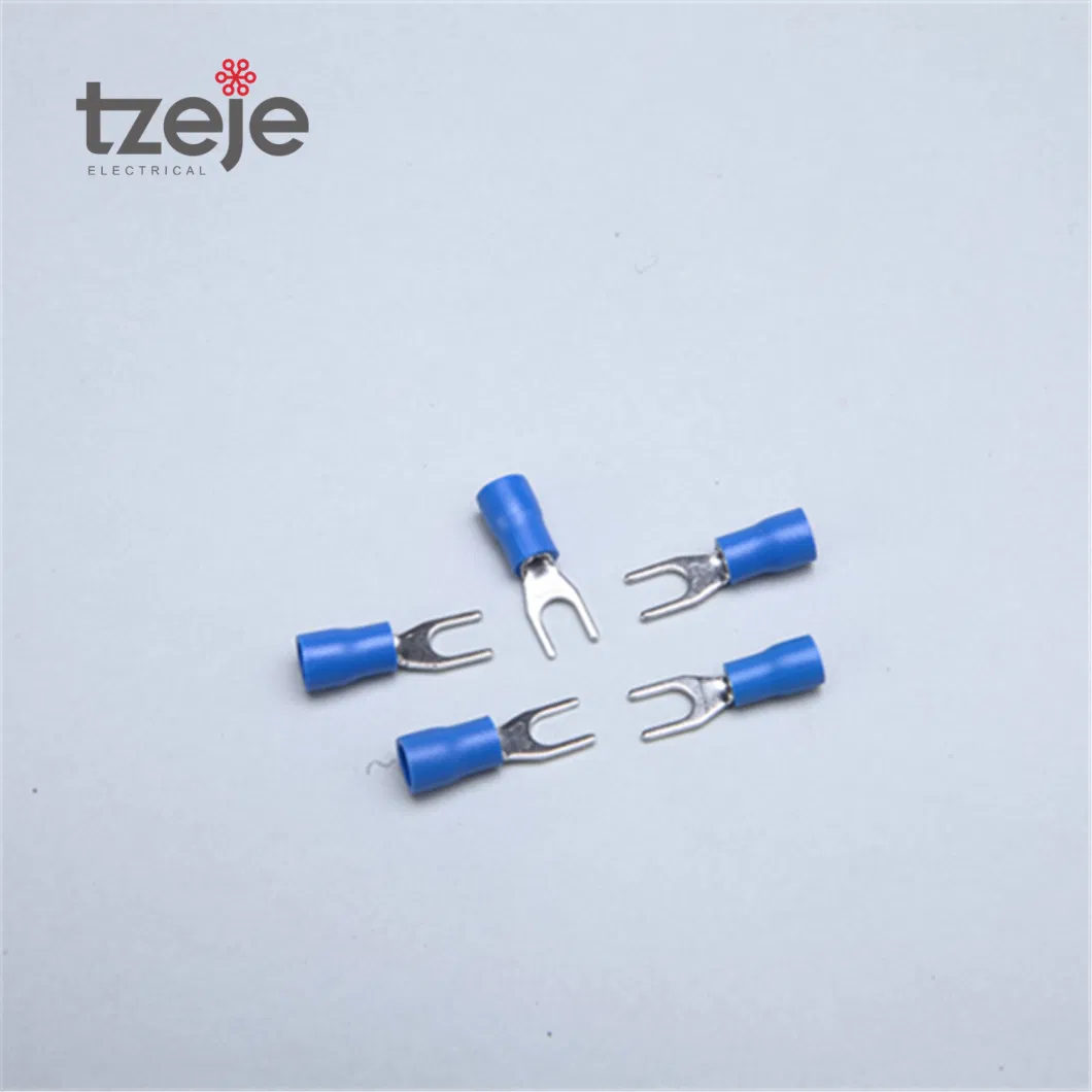 Blue Fork Pre-Insulated Terminals for Wire 2.5mm