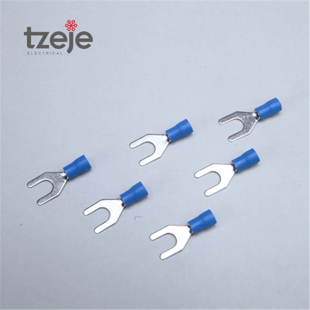 Blue Fork Pre-Insulated Terminals for Wire 2.5mm