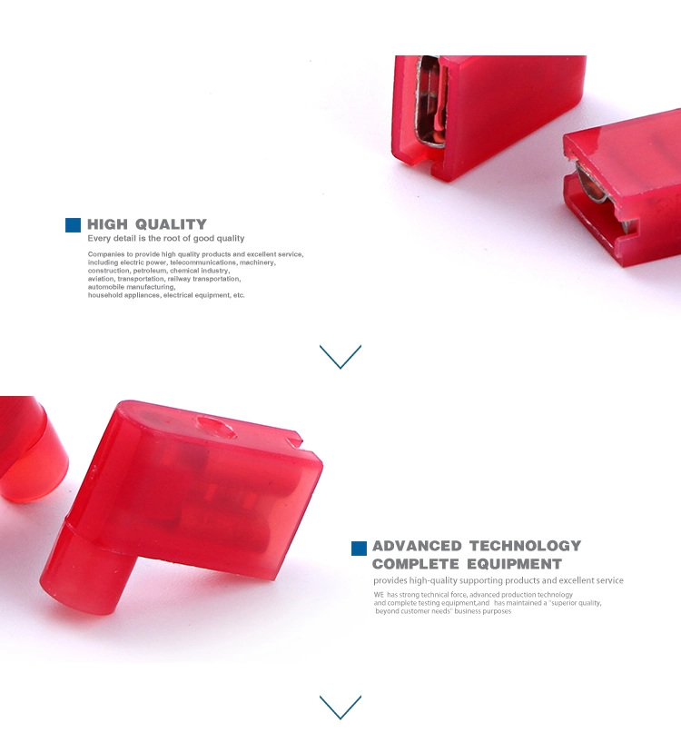 Professional Manufacturer Nylon Flag Disconnect Solderless Terminals CE RoHS Fldny2-187