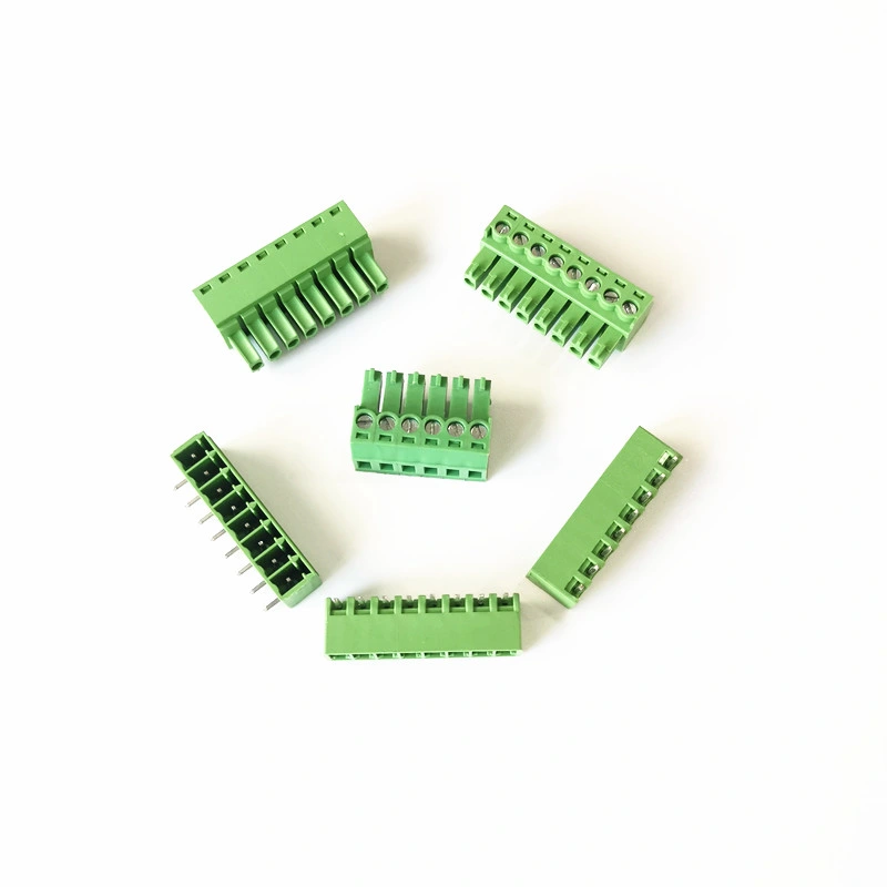 6-Pin 5PCS 2.54mm Pitch Panel PCB Mount Screw Terminal Block Connector Dt