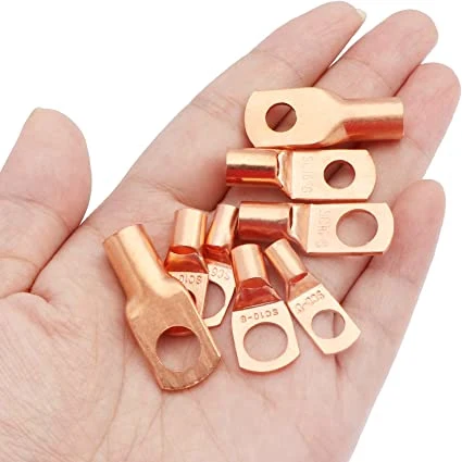 Cable Copper Lugs Electrical Ring Crimp Terminal Lug
