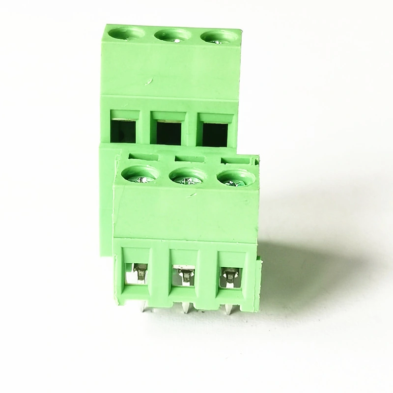 2.54mm 8-Pin Plug-in Screw Terminal Block Connector Panel PCB Mount Dt