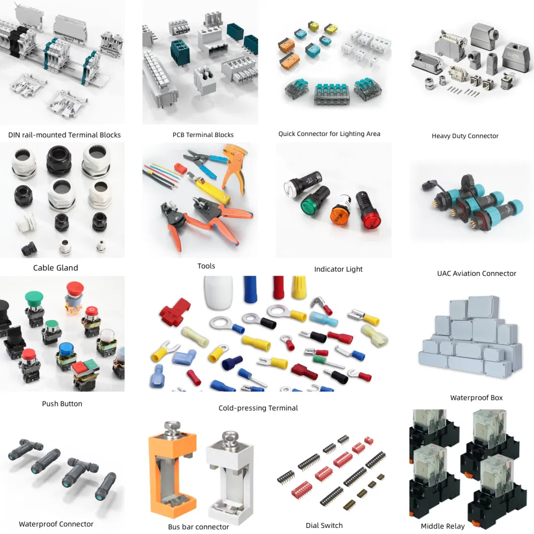 PCB Terminal Blocks European Pluggable Terminal Blocks Pin Socket Mbp1.3-5.0