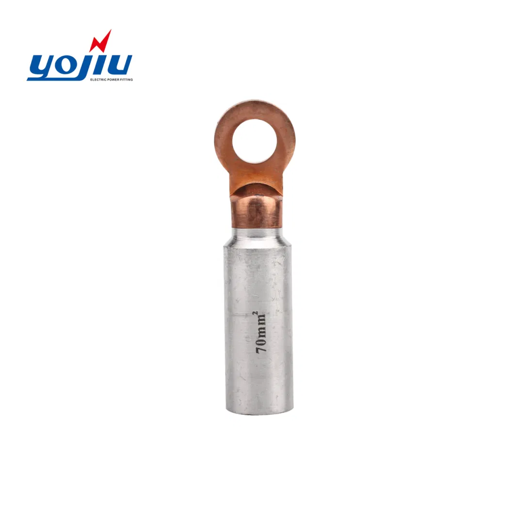 CAS/Dtl-2 Bimetal Cable Lug Ring Type Terminal Copper Aluminum Cable Lug One Hole Connector