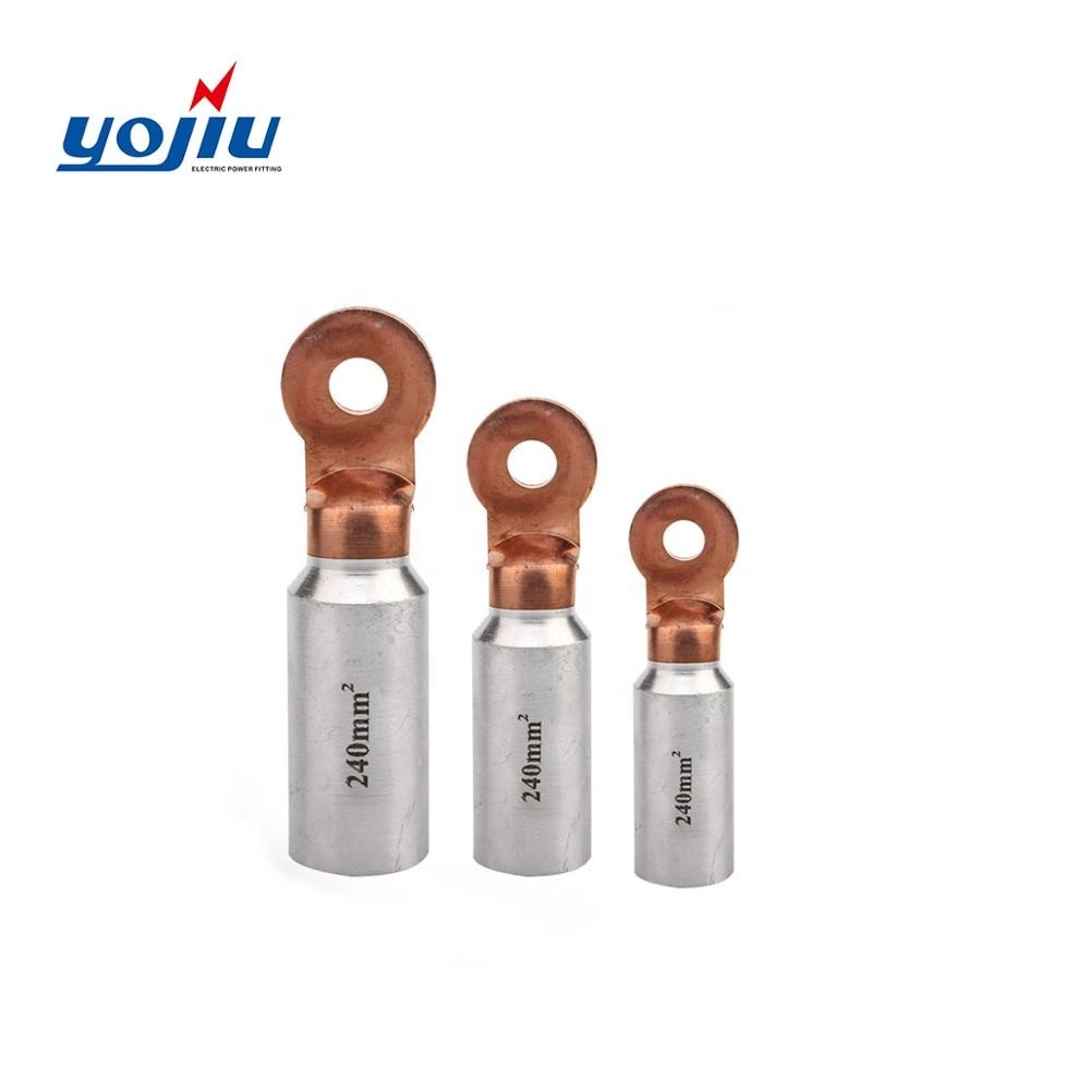 CAS/Dtl-2 Bimetal Cable Lug Ring Type Terminal Copper Aluminum Cable Lug One Hole Connector