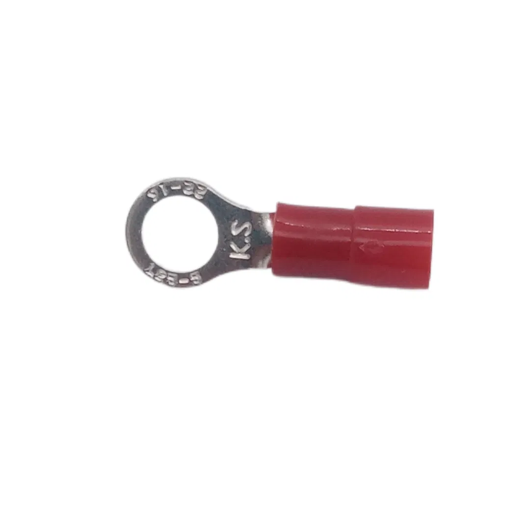Pre-Insulated Cable Connector Tin Plated Ring Terminal for 16-22AWG Equivalent to Te 2-34149-1