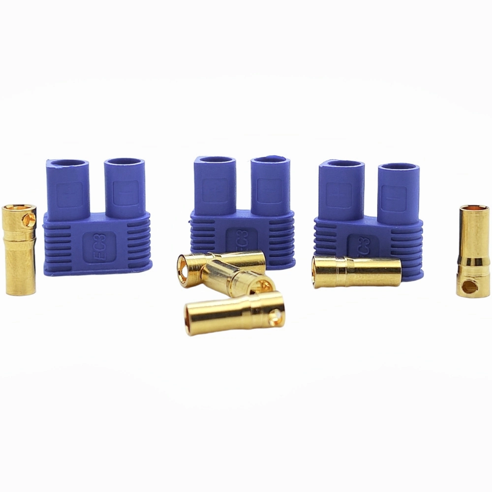 Gold-Plated Plug Ec8 Ec5 Ec3 Connector for PCB Battery Connector