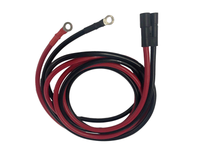 Arnés de cableado solar de nueva energía de silicona XLPE rojo y negro Con cable terminal de anillo