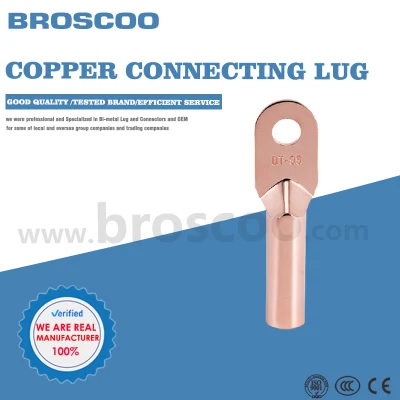 Venta caliente Tipo de conector de cable de cobre de DT lug