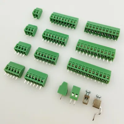 PCB tipo tornillo conector del cable de bloques de terminales de 3,50 mm de paso de 3,50 mm