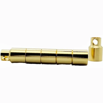 Conector hembra macho de bala de 8,0mm 8mm conectores macho tipo banana bañados en oro
