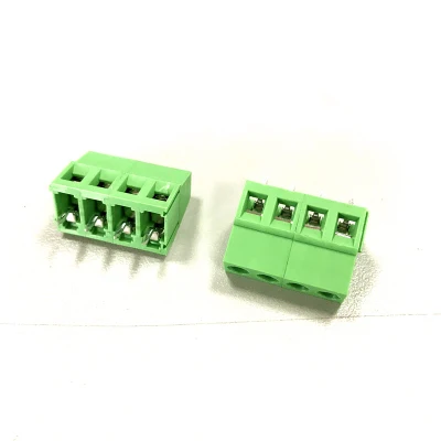 4-Way 4 Polos Polo de bloque de terminales de tornillo de fijación de la PCB el conector