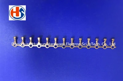 14~16 AWG engarzar Terminal de anillo con material de cobre/latón (HS-BT-332)