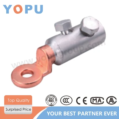 Cable de perno bimetal Yopu DTL-2 Cu-al Lug de cobre aluminio metálico Terminal de crimpado tubular