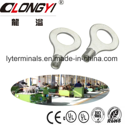 Longyi crimpado no aislado en el conector del cable del terminal de anillo