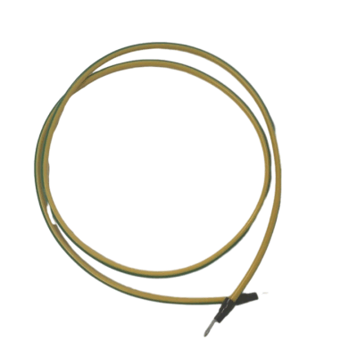 Cable de tierra amarillo verde OEM personalizado con o Grupo de cables de terminal de anillo