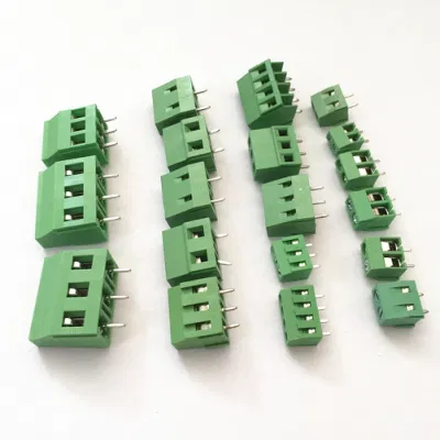 Paso de 3,5 mm 2 Pin PCB recto modo de bloque de terminales de tornillo