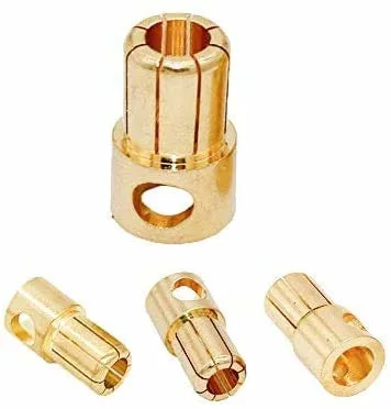 Conector de la bala de oro 8mm para el enchufe del motor ESC de la batería RC