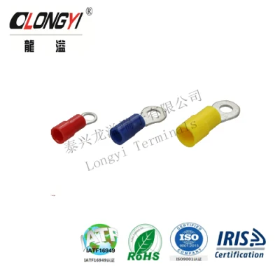 Jiang su longyi cable de cobre de extremo de cable aislado Terminal Lug terminales eléctricos de cobre con cable Lug Personalización básica
