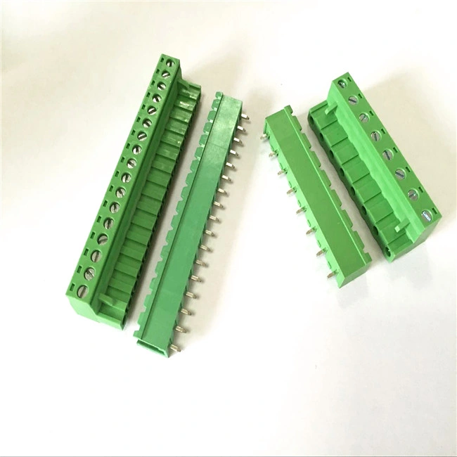 Pitch 5.0mm Straight Pin 2p 3p 4p Screw PCB Terminal Block Connector