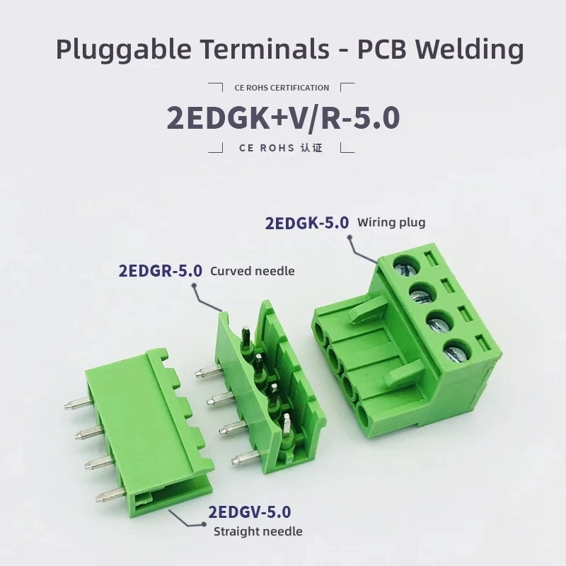 IEC 1000V/57A High Current PCB Screw Terminal Block Connector 12.7mm