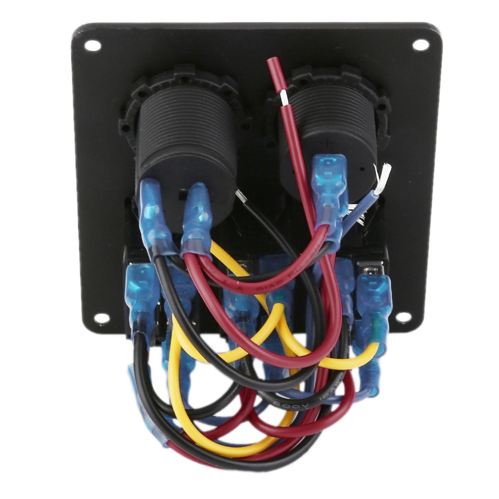 Bus Bar Block 48V 150A Terminals Power Ground Distribution for Car Boat Marine Power Distribution with Ring Terminals