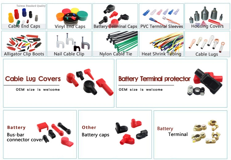 Electric Auto Wire Vinyl Battery Terminal Cable End Cover
