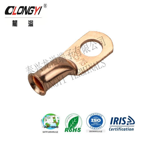 AWG Series Copper Tube Ring Terminals Cable Lugs Longyi