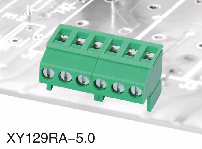 PCB Screw Terminal Block Right Angle Xy129ra 5.0/5.08mm Connector