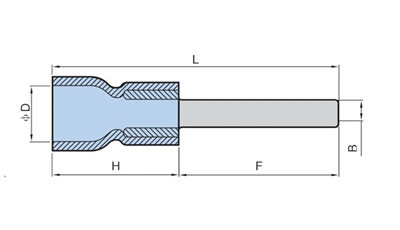 Factory Price Dbv Series Chip Type Yellow Spade Lug Terminal Cable Lug Equipment Insulated Cord End Terminals