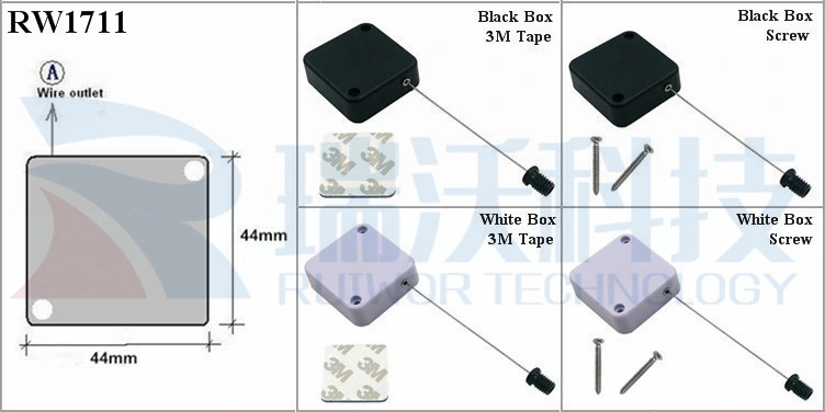 Customized Security Tether Plus M6X8mm /M8X8mm Flat Head Screw Cable End