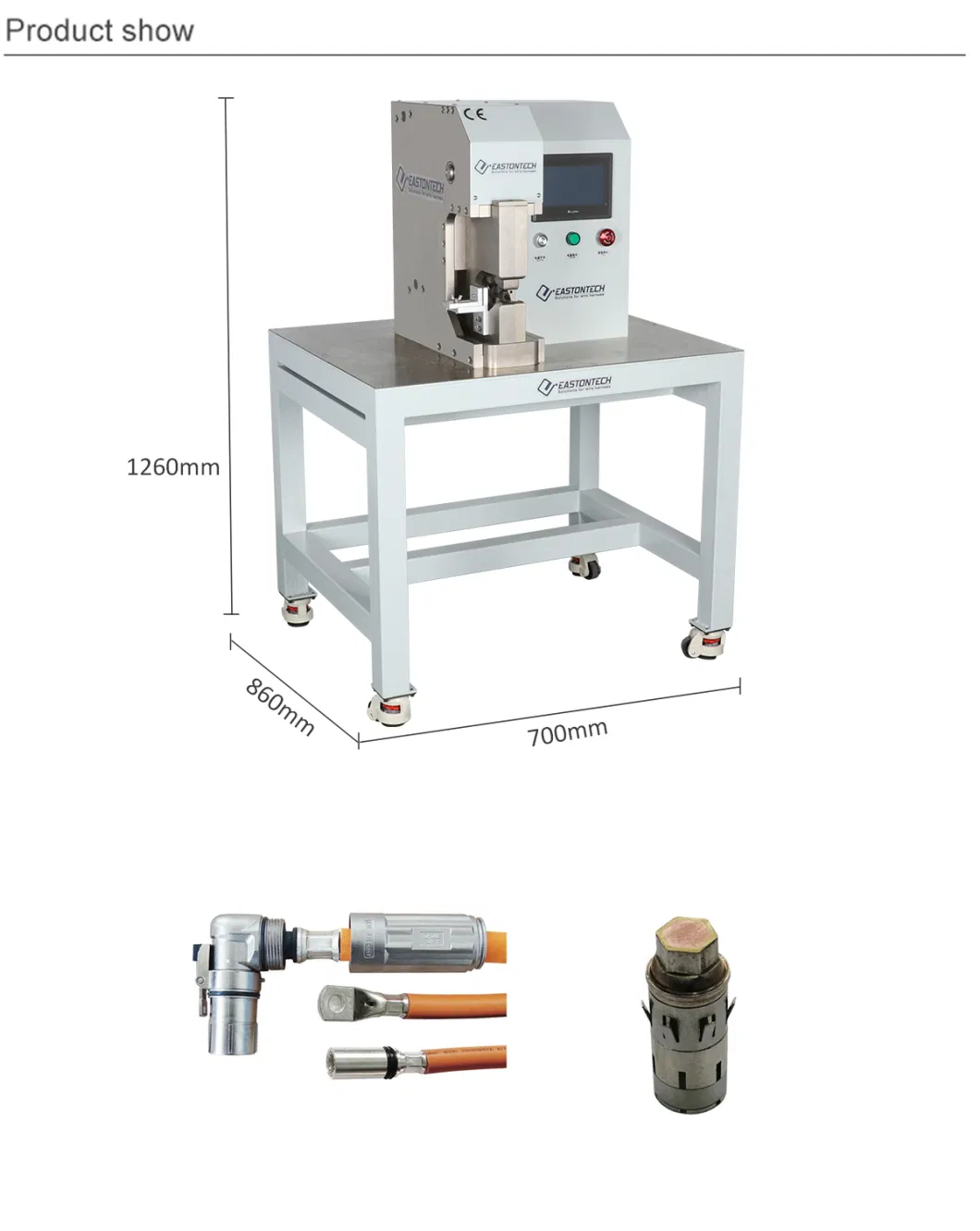 Big Cable Charging Cable Pressing Hexagon Lug Terminal Crimping Machine