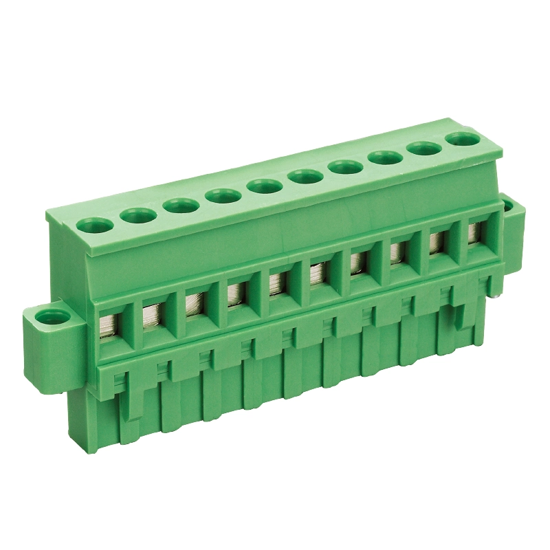 Wire Electrical Euro Type Screw Terminal Blocks PCB Pitch Connector