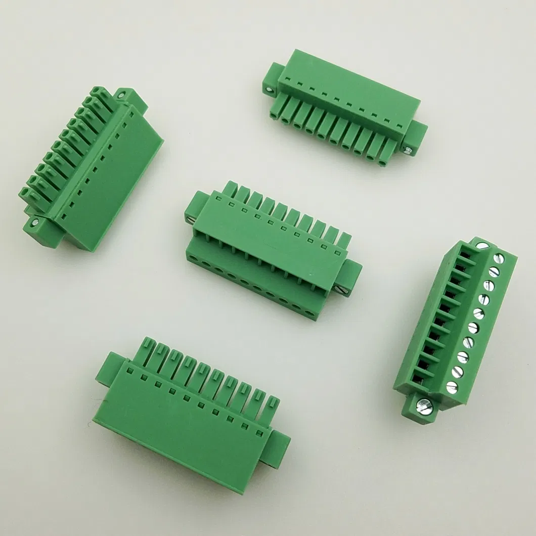 Flange PCB Terminal Blocks 3.50mm Pitch Cable Connector