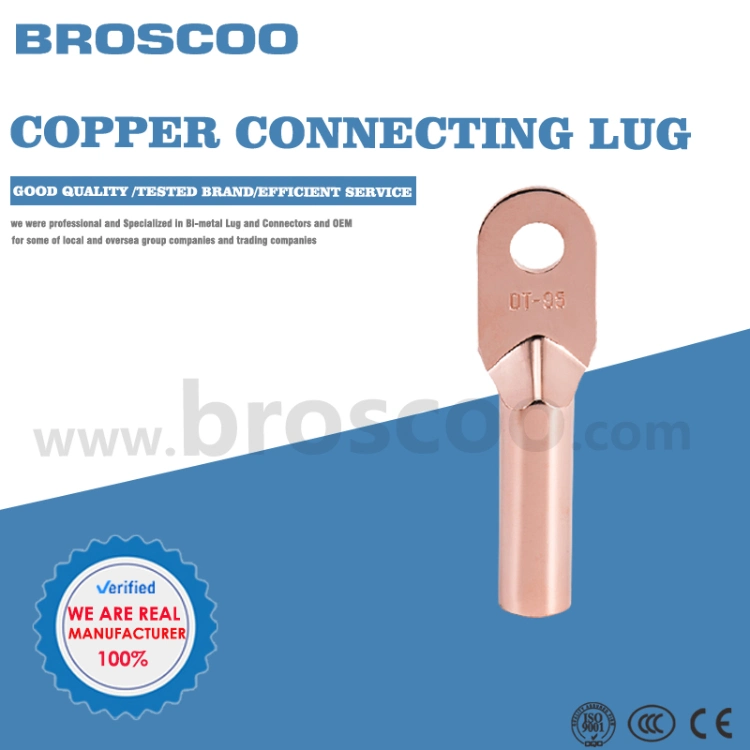 Hot Sale Dt Type Copper Wire Connector Lug