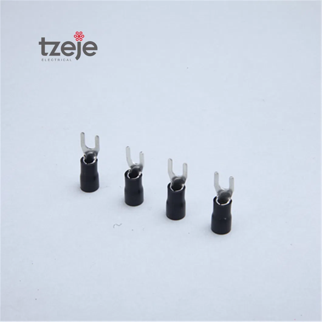 Copper Lug Ring Terminals Solder Pressed Cable Lug Black Color Wire 2.5-4mm