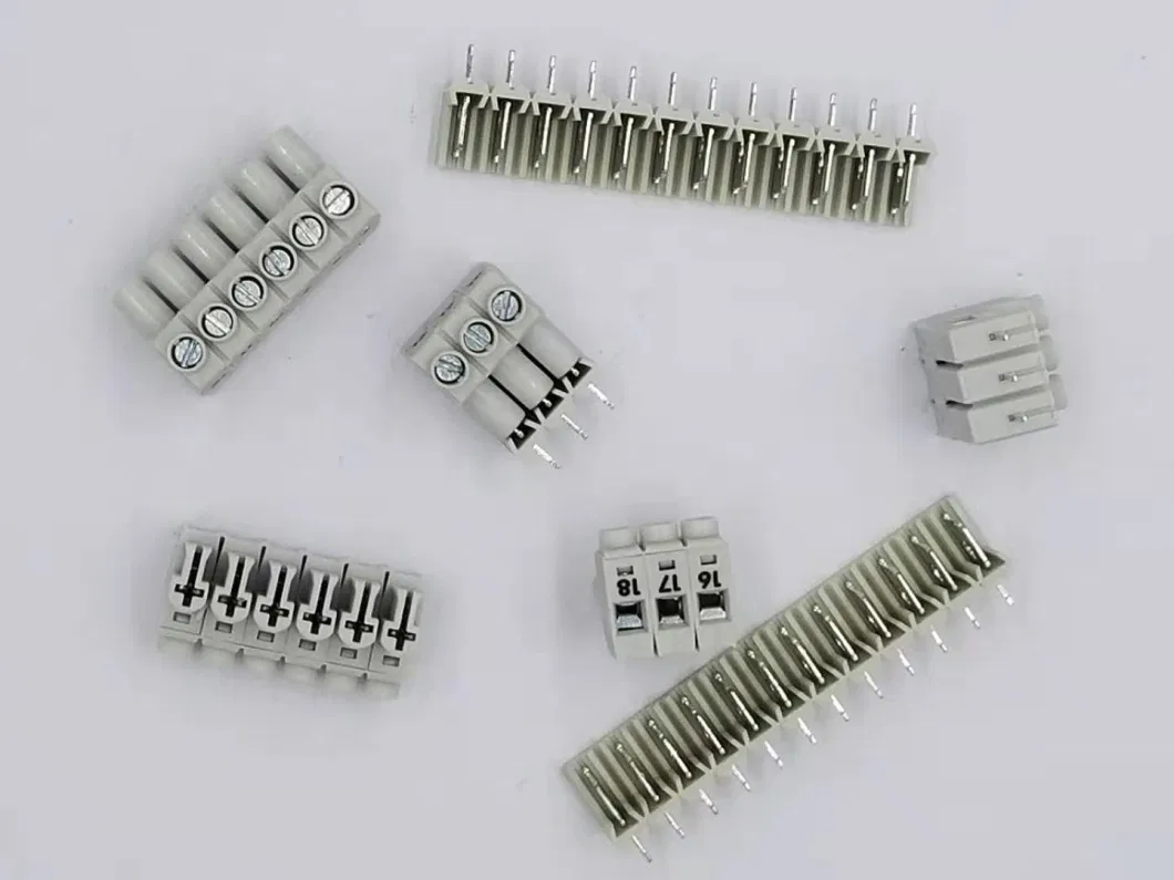 5.0mm Pitch Screw PCB Straight Pin 2p 3p 4p Terminal Block Connector