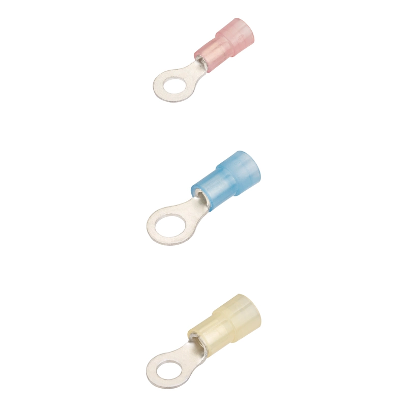 Insulated Nylon Copper Cold End Ring Connector Terminal