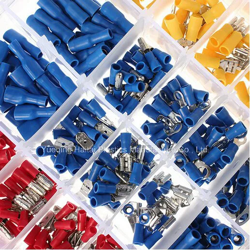 480PCS Assorted Insulated Electrical Wire Terminal Crimp Spade Connector Kit Box