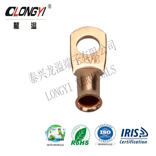 AWG Series Copper Tube Ring Terminals Cable Lugs Longyi