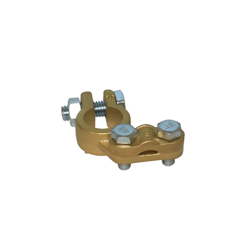 Flag Shape Side Post Brass Battery Terminal for Car