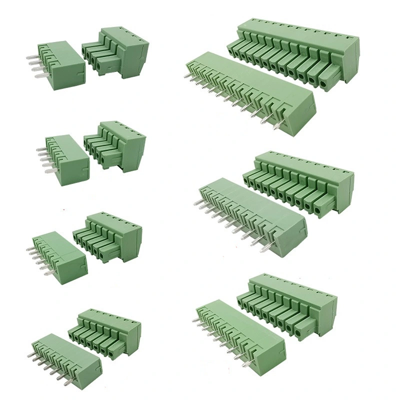 4-Way 4 Pole Pin PCB Mounting Screw Terminal Block Connector