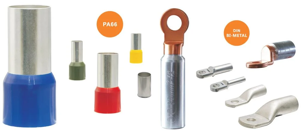 Cold Pressed Insulated Ring Fork Spade Pin Crimp Terminals with ISO9001